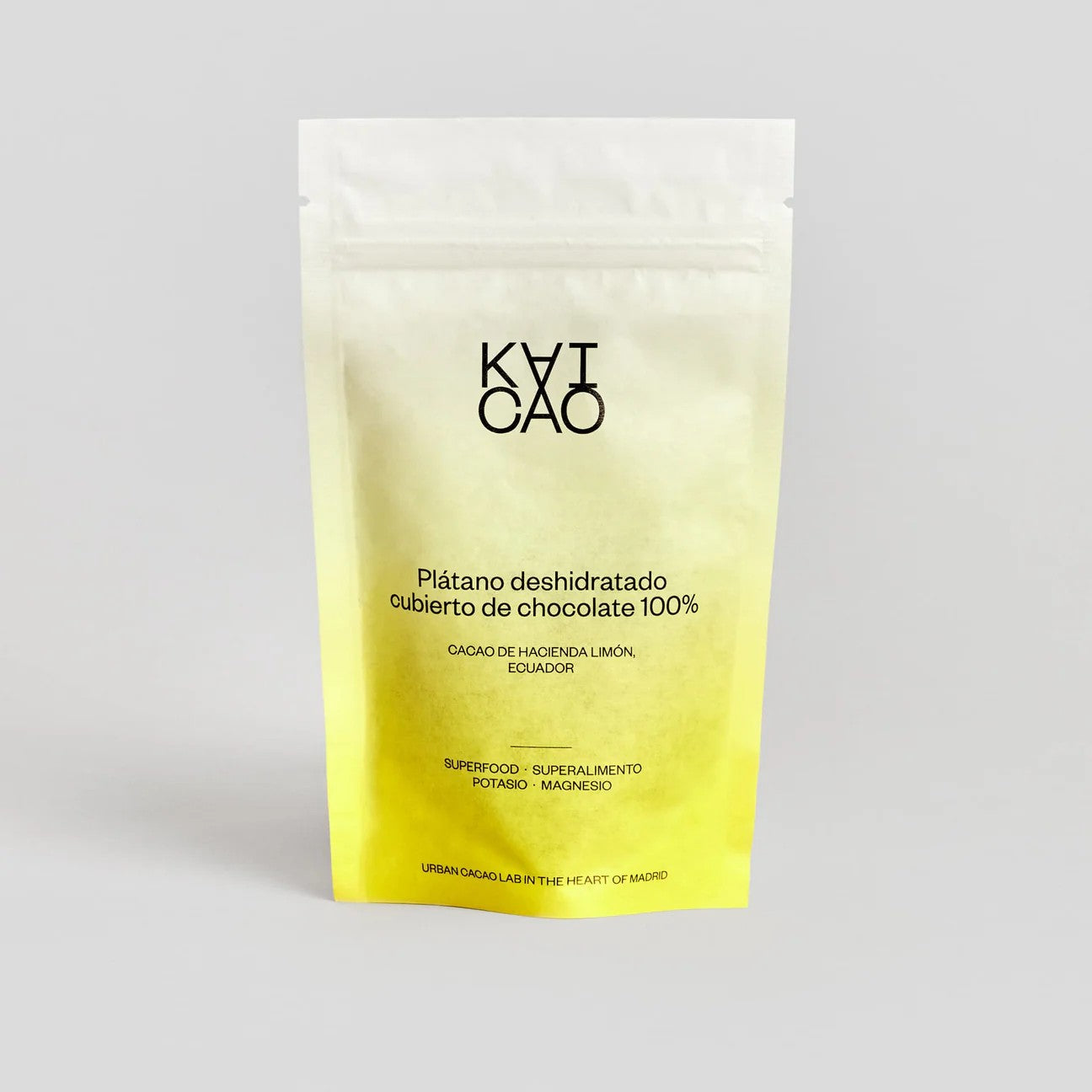 Chewy Dry Bananas covered with 100% Chocolate, 100g