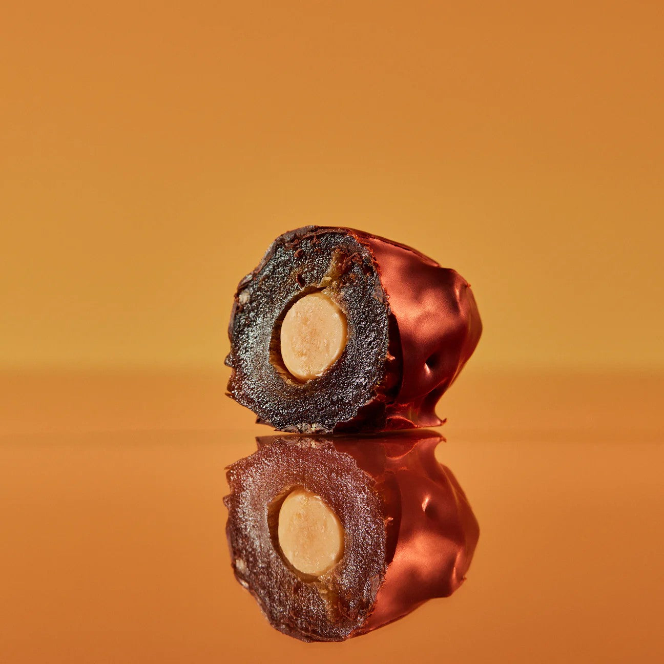 Medjool Date Filled With Hazelnuts Covered with 100% Chocolate