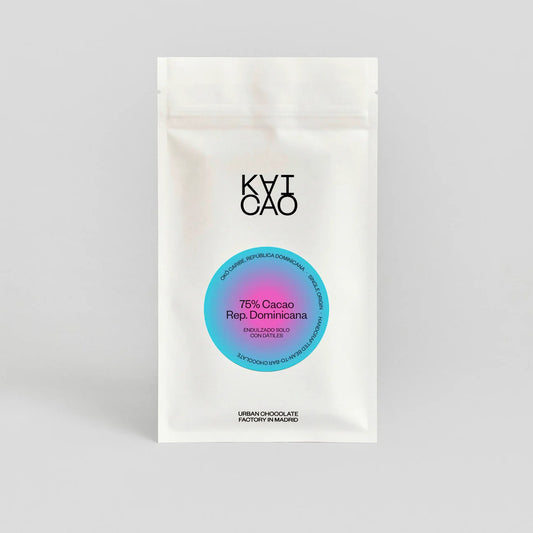 75% Dark Chocolate Öko Caribe, Dominican Republic, Sweetened With Dates