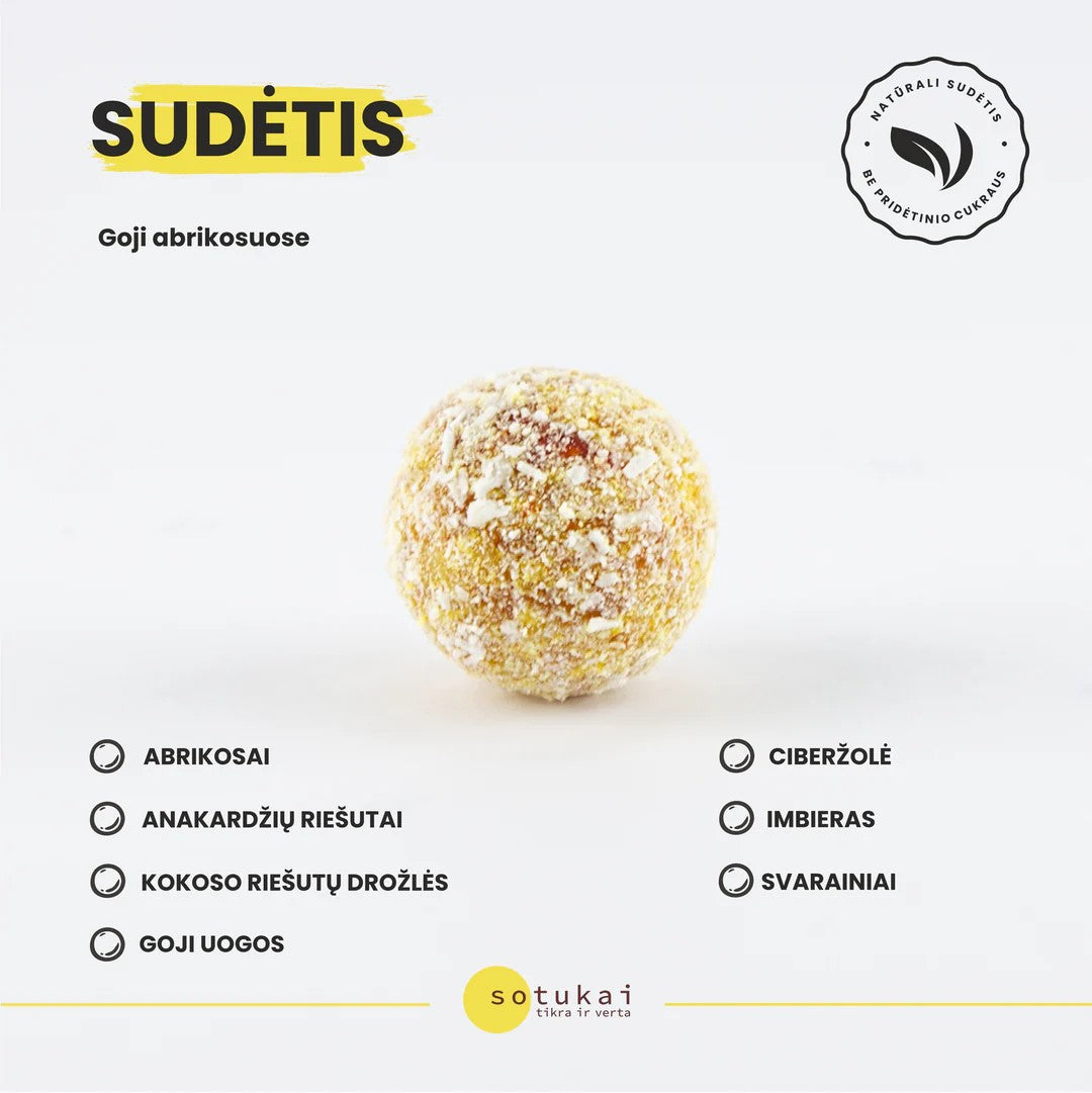 Energy balls: Goji in apricots