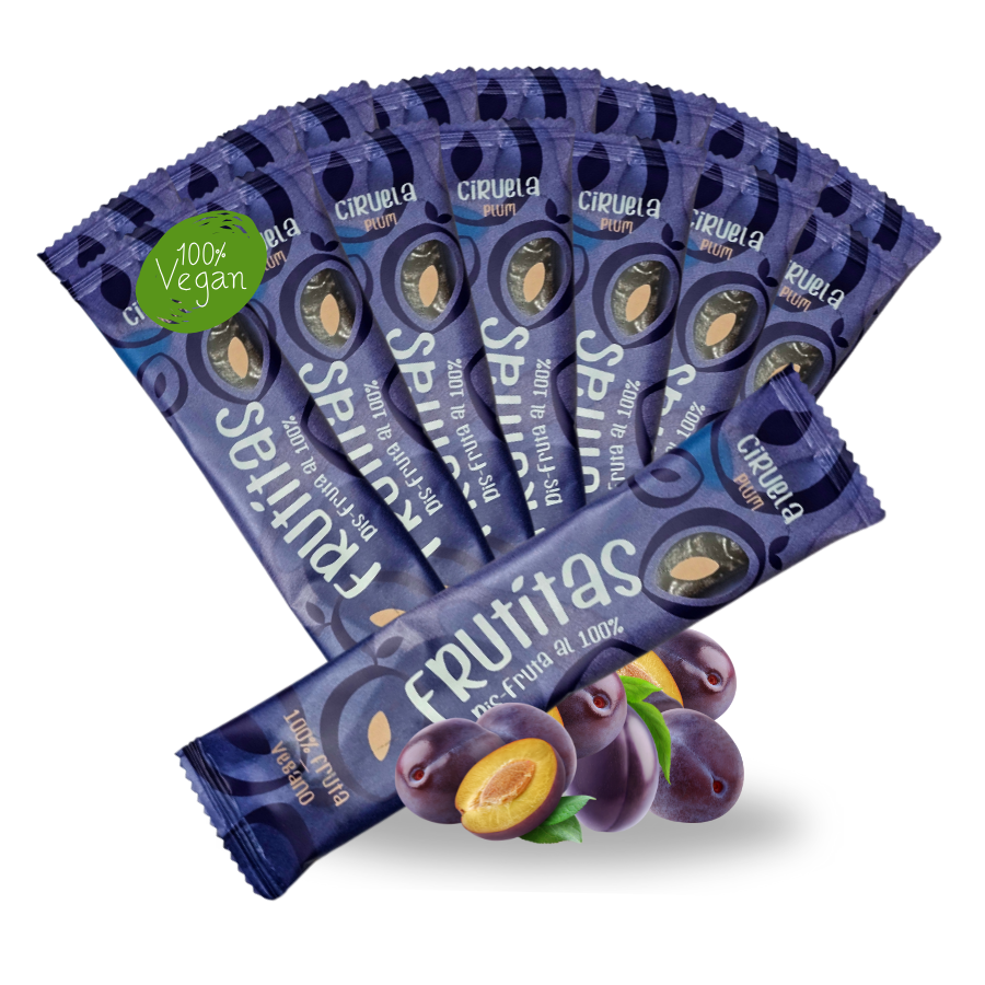 Fruititas of Plum, fruit leather tongue, 1 unit