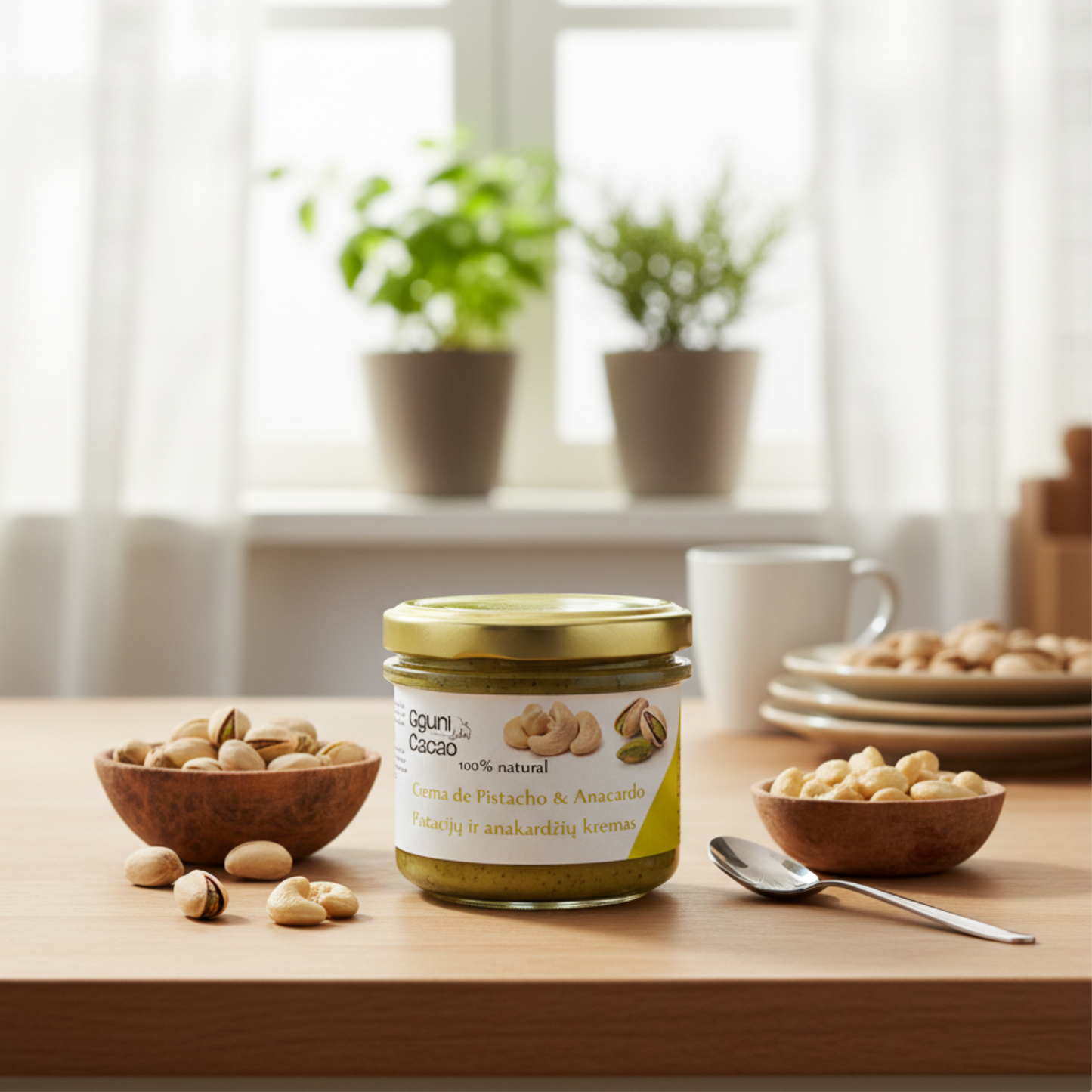 Pistachio and cashew nut butter, 100 g