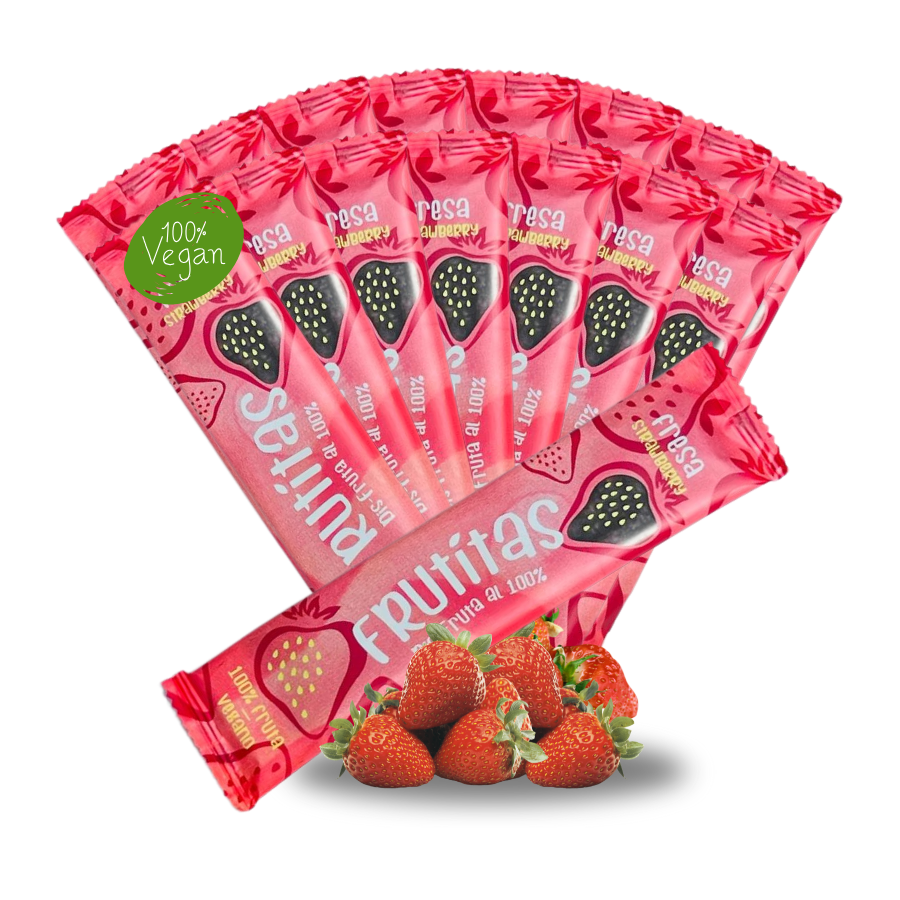 Fruititas of Strawberries, fruit leather tongue, 1 unit