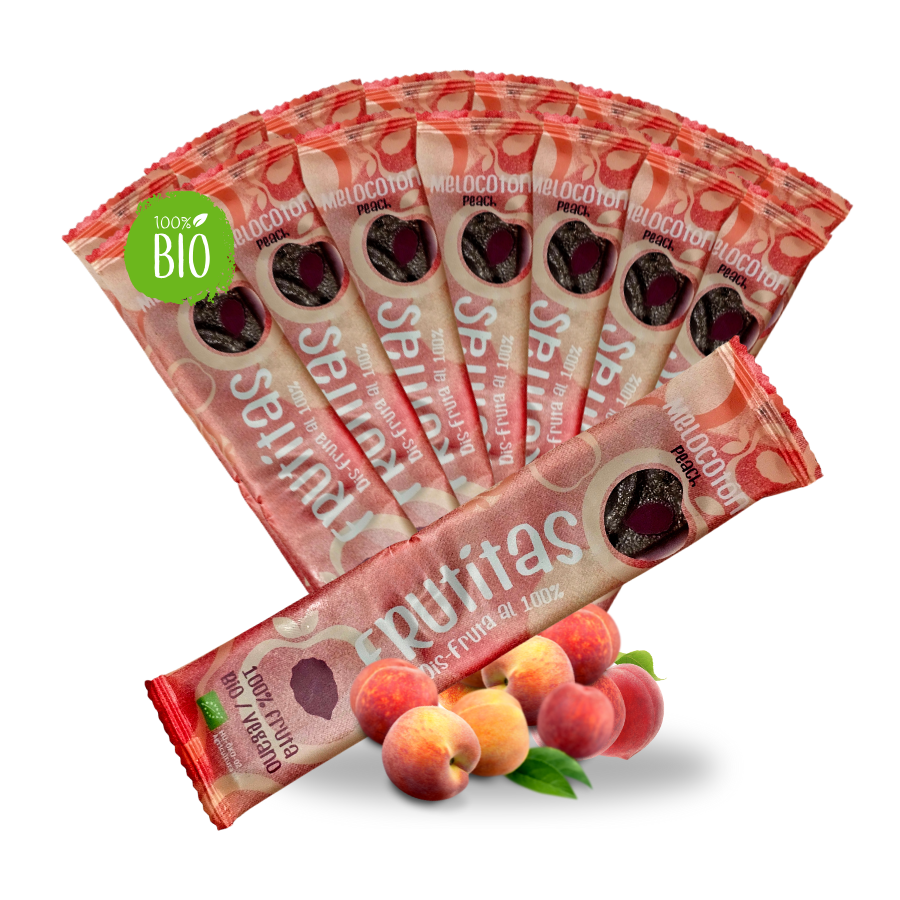 Fruititas of Peach BIO, organic fruit leather tongue, 1 units