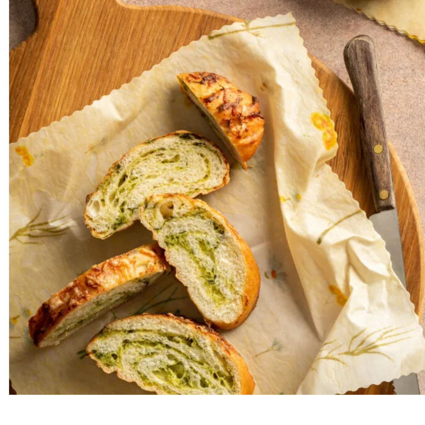 Bee wax wrap set of 3 canvas of different sizes (Meadows)