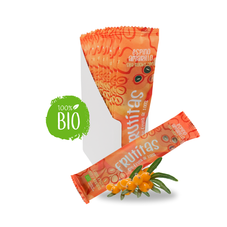 Fruititas of Sea Buckthorn BIO, organic fruit leather tongue, 1 units