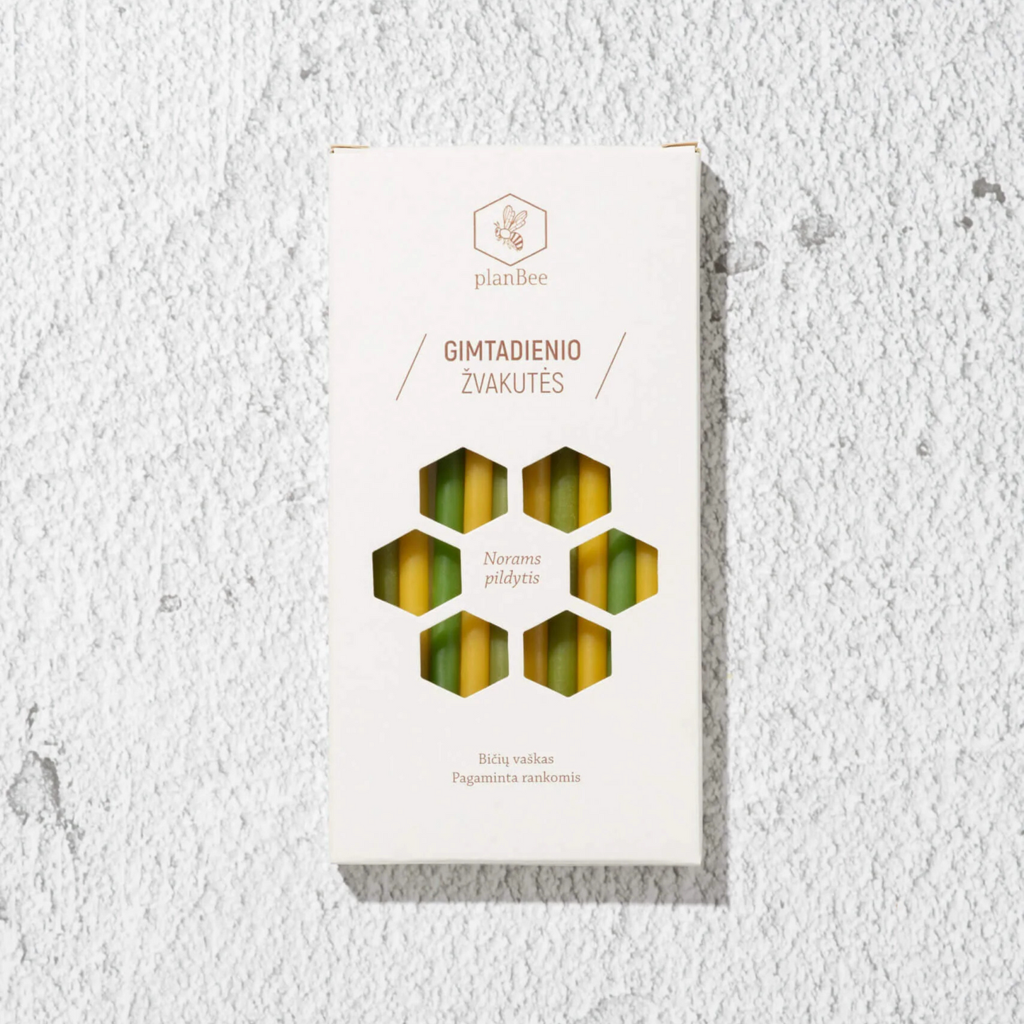 Birthday candles (two color)