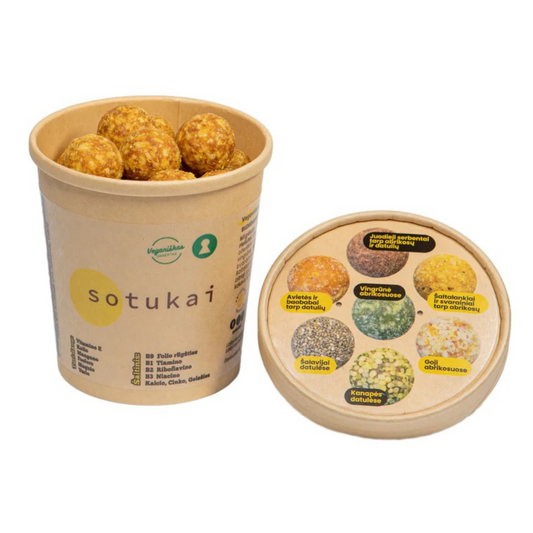 Energy balls: Sea buckthorn and quinces among apricots