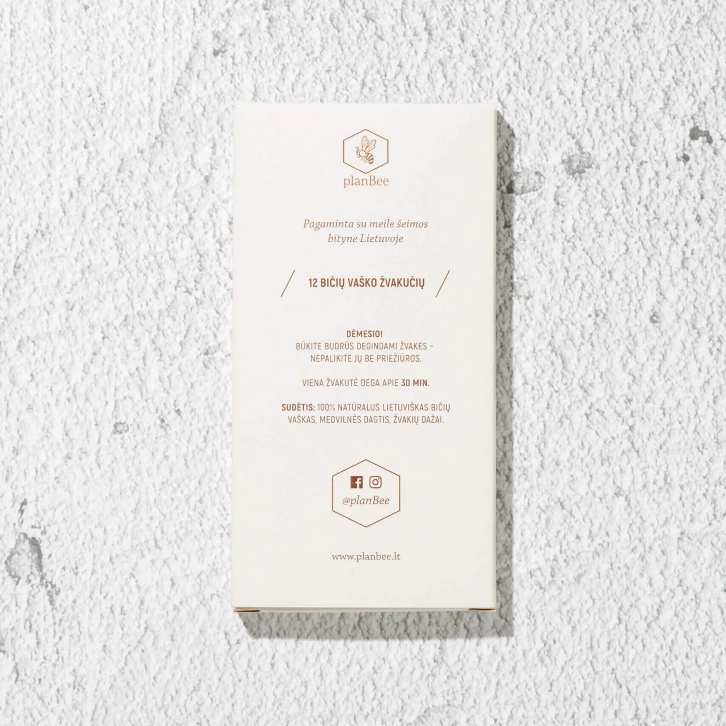 Birthday candles (natural)