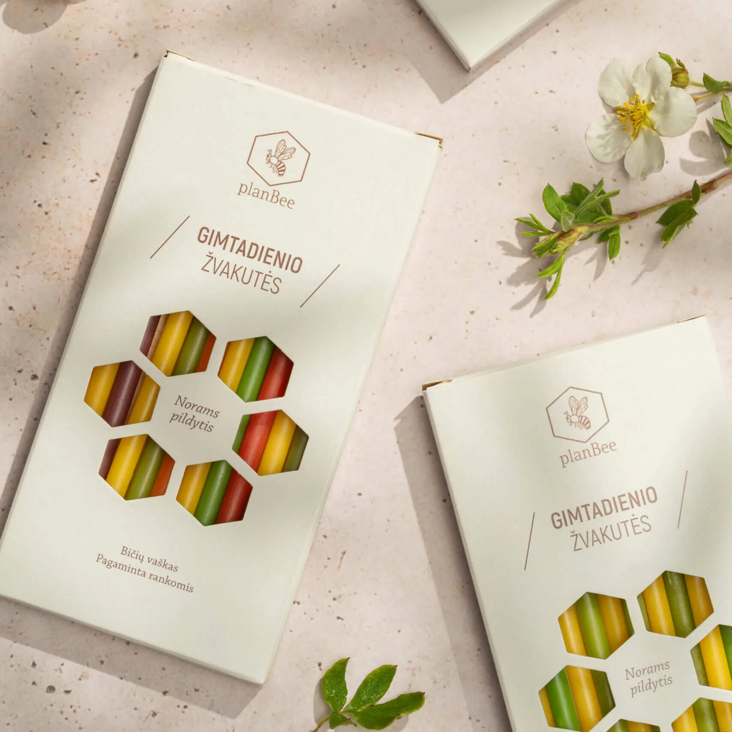 Birthday candles (colored)