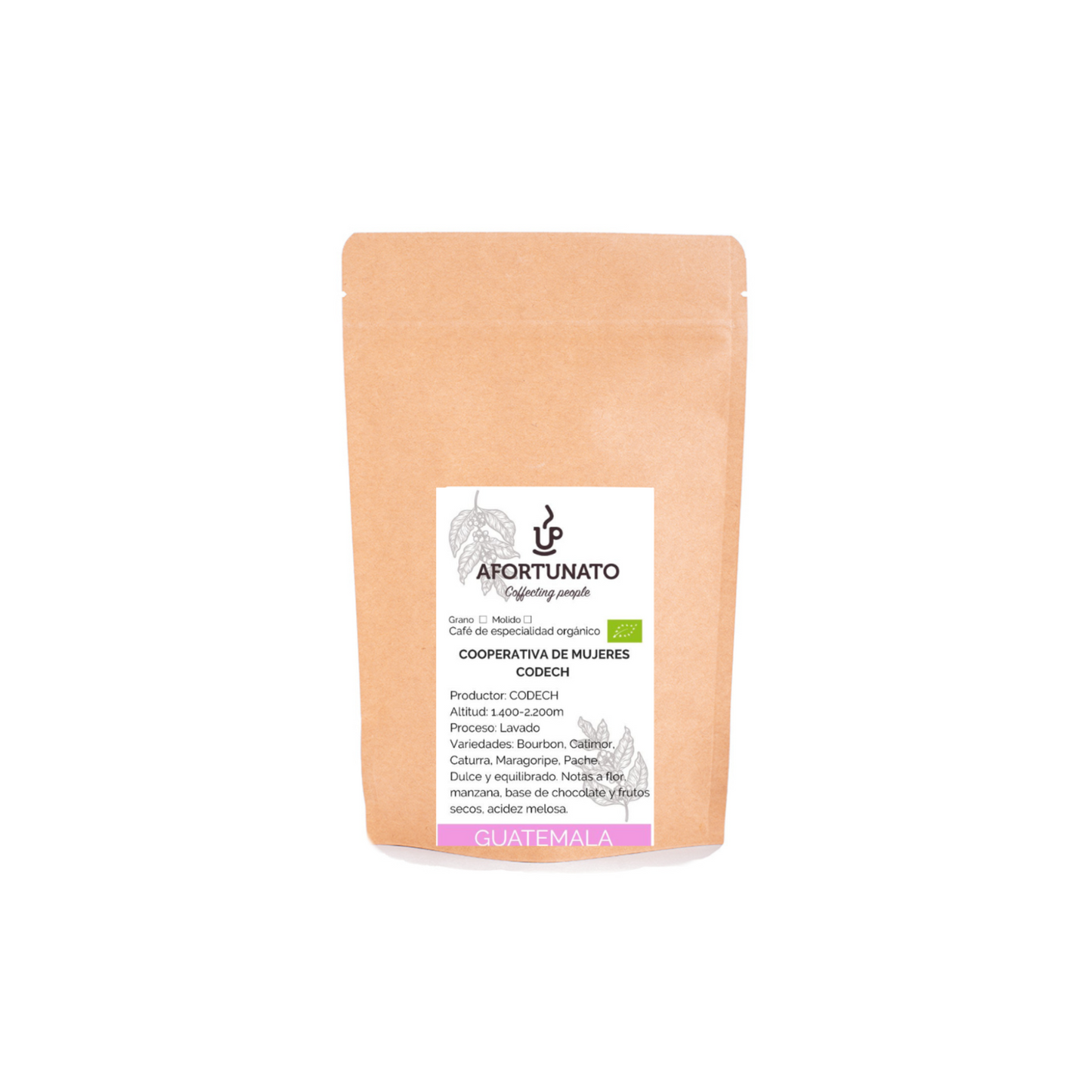 Organic Coffee CODECH Mujeres Productoras - Guatemala 250 g. High quality speciality coffee