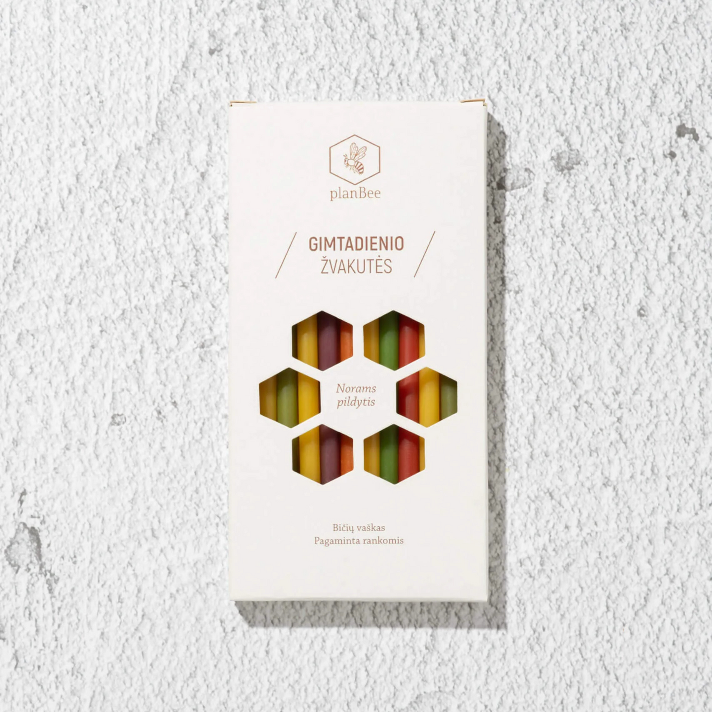 Birthday candles (colored)