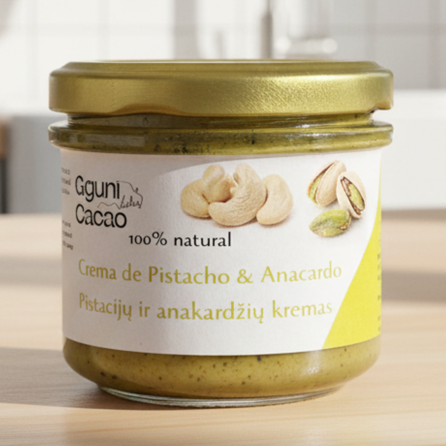 Pistachio and cashew nut butter, 100 g