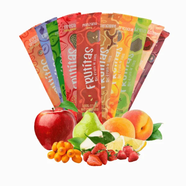 Fruititas assortment, fruit leather tongues, 10 units