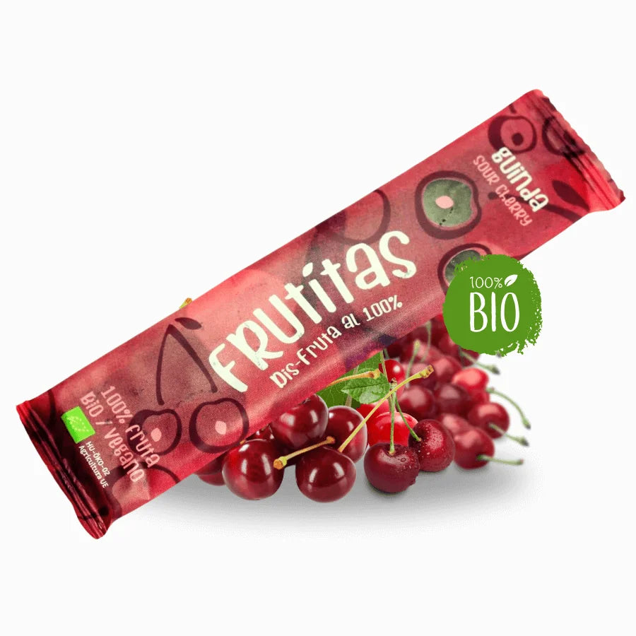 Fruititas of Cherry BIO, organic fruit leather tongue, 1 units