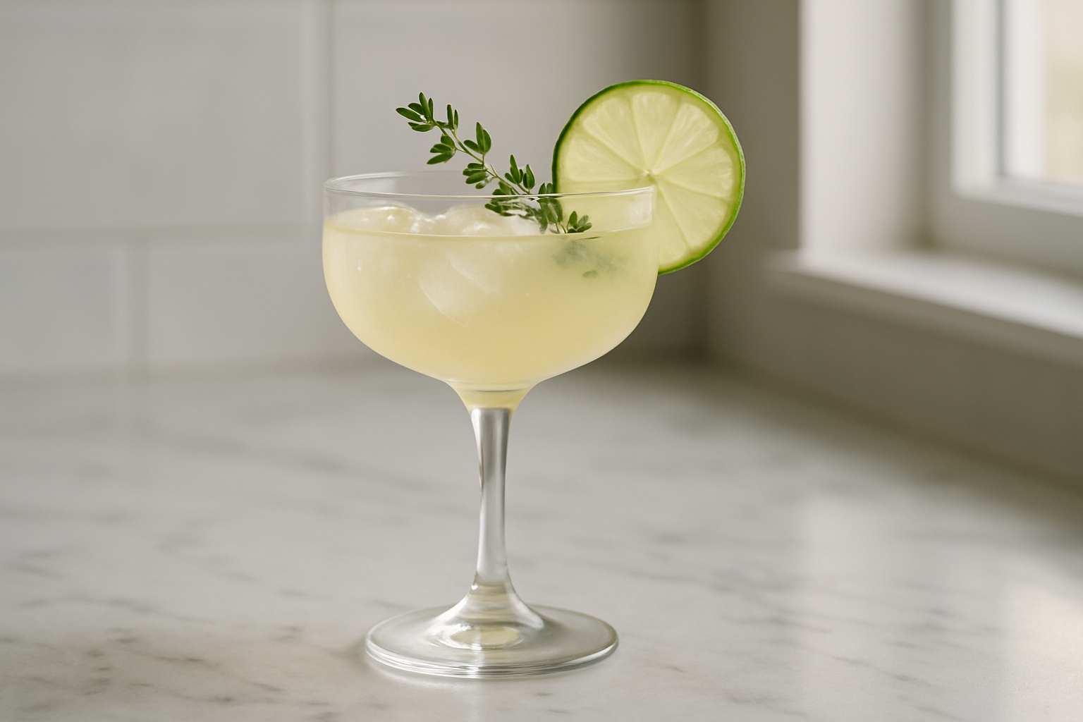 Cacao Mocktail - Modern Kitchen Setting